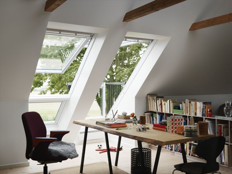 velux çatı katı teras balkonu