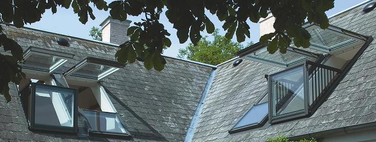 velux çatı katı teras balkonu